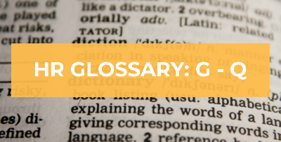 Cover image for Glossary for HR (G - Q)