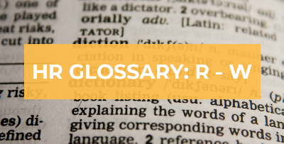 Cover image for Glossary for HR (R - W)