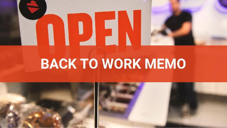 Back to Work? Here's What You Should Write in Your Memo