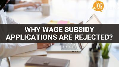 Cover image for Reasons Why Wage Subsidy Applications Were Rejected
