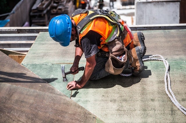 man working on construction