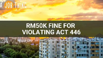 Cover image for Employers Who Violate Act on Worker Housing Can Be Fined Up To RM50k