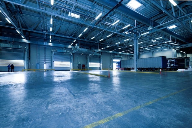 Empty parking lot