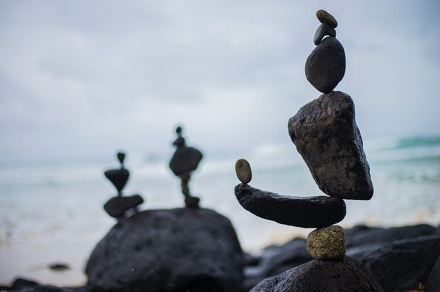 stacked stones