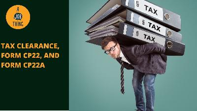 Cover image for HR Guide: Tax Clearance Letter, Form CP22 and Form CP22A