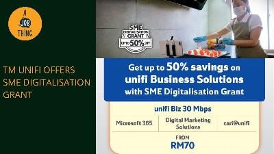 Cover image for TM Offers SME Digitalisation Grant and unifi to SMEs