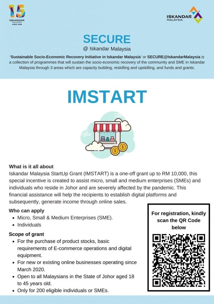 Iskandar Malaysia Startup Grant