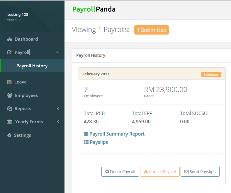 PayrollPanda