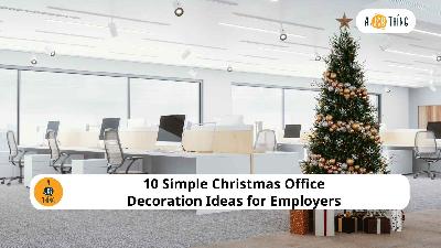 Cover image for 10 Simple Christmas Office Decoration Ideas for Employers