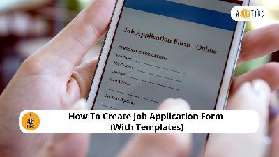 Cover image for How To Create Job Application Form (With Templates)