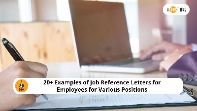 Cover image for 20+ Examples of Job Reference Letters for Employees for Various Positions