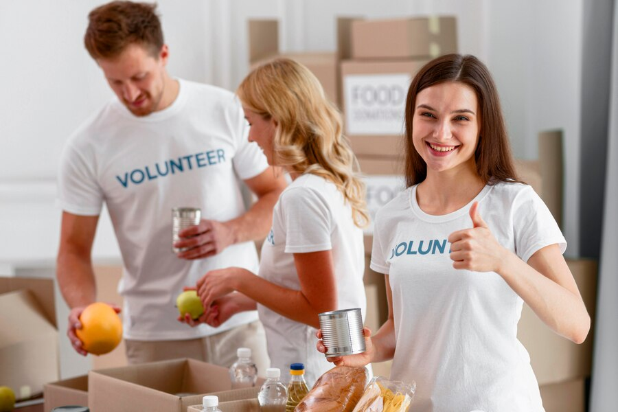 Charity Drive or Volunteering