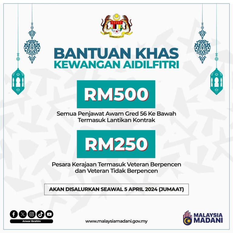 bonus aidilfitri & pesara 2025
