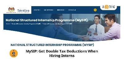 Cover image for MySIP: Get Double Tax Deductions When Hiring Interns