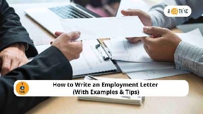 Cover image for How to Write an Employment Letter (With Examples & Tips)