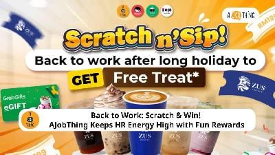 Cover image for Back to Work: Scratch & Win! AJobThing Keeps HR Energy High with Fun Rewards