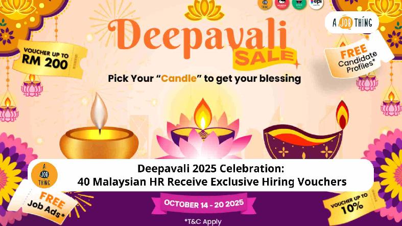 Deepavali 2025 Celebration: 40 Malaysian HR Receive Exclusive Hiring Vouchers