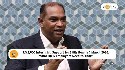 Cover image for RM2,000 Internship Support for SMEs Begins 1 March 2026: What HR & Employers Need to Know