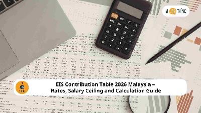 Cover image for EIS Contribution Table 2026 Malaysia – Rates, Salary Ceiling and Calculation Guide