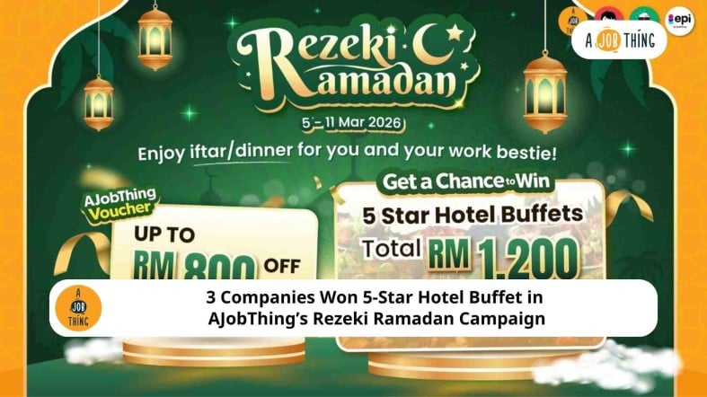 3 Companies Won 5-Star Hotel Buffet in AJobThing’s Rezeki Ramadan Campaign