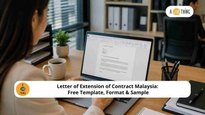 Cover image for Letter of Extension of Contract Malaysia: Free Template, Format & Sample
