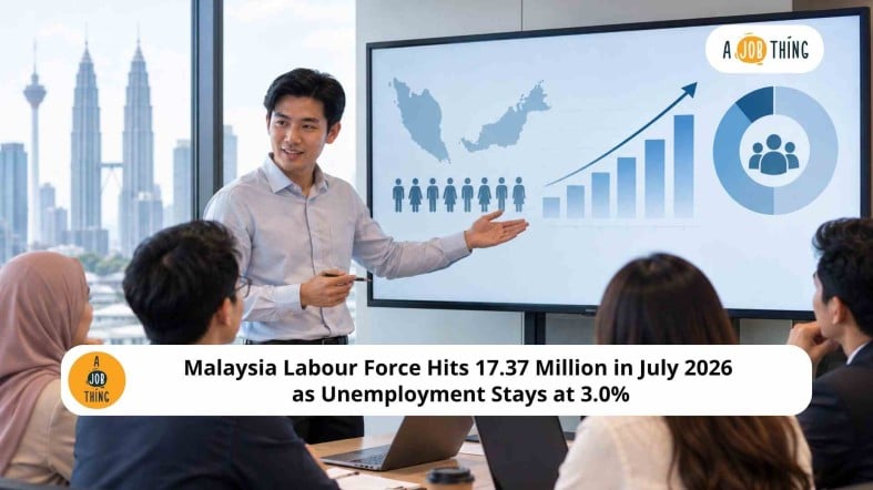 Malaysia Labour Force Hits 17.37 Million in July 2026 as Unemployment Stays at 3.0%